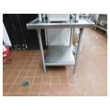 SS Work Table 30"x36"