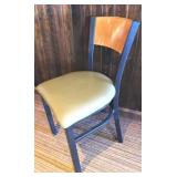 Dining Chair-Metal/Olive Green