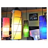 (34) Hanging lights, Assorted Colors