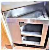 Corner Bar Drainage Table w/ Storage