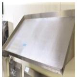 SS Wall Mount 24" Slant Shelf