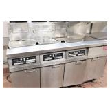 FRYMASTER 3 - 45# Fryers w/Dump Station