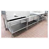SS Prep Station 36"d x 17