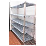 Chrome Metro Max 24"x60x74"t 5 Shelves