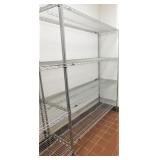 Chrome Metro 24"x60x74"t 4 Shelves