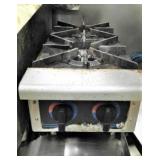 2 BURNER HOT PLATE, NG, STAR