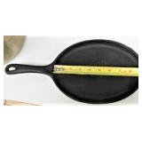 CAST IRON SKILLETS, 10 INCH,  (9)