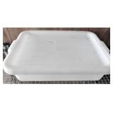 Bus tub drain pans with lids (7)