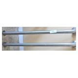 SS hand rails, 36" (2)