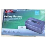 NEW - APC battery backup, 600 VA
