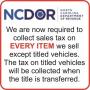 New law regarding NC sales tax