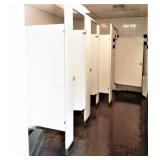 Restroom Stall Partitions (4) 128" W