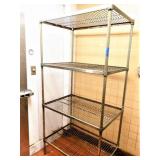 Chrome 4 Shelf Storage Unit  24"x36"x73"H