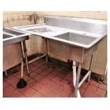 Prep Sink 30"x52" / bowl 20"x20"x8"D