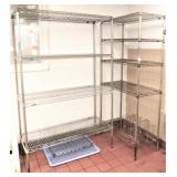 Chrome Storage Racks (2) / Drying Racks (2)