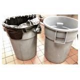 Trash Cans 44 gal. (2)