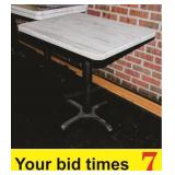 Weathered Wood Grain Look Table 24"x30"