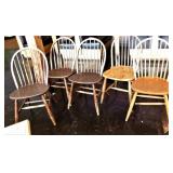 Wooden Dining Chairs (5)