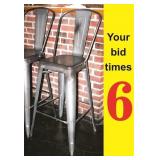 Metal Bar Height Chair