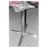 Chrome dining table base