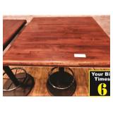 Wooden Top Bar Height Table-30"X30"