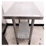 SS Top Filler Table-18"X30"