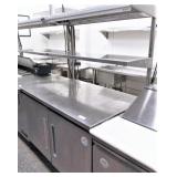 EDESA 48" Work Top Freezer/Dbl Overshelf
