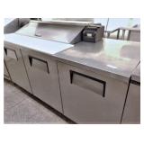 TRUE 72" Prep Cooler w/ Dbl Overshelf