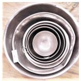 Assorted SS Mixing Bowls-(8)