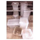 Large Assortment of Lexan Pans-(33)