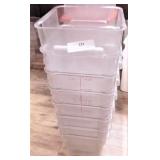 8 Qt Food Storage Containers No Lids (8)