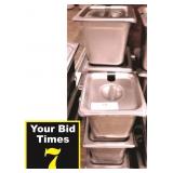 SS Sixth Size Pan w/Lid-6"