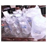 (16) Acrylic "Corona" Pitchers