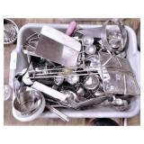 Tub Full of Assorted Utensils