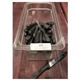 (50) Plastic Handle Steak Knives