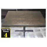 Wood Dining Room Table / 24"x42"