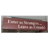 Hanging Wooden Sign / 8"x32"