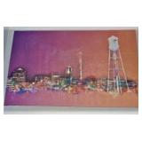 City of Durham Print / 45"Wx27.5"H