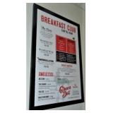 Metal Frame for Menu Board / 30"X43"H