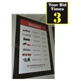 Wood Frame for Menu Board / 36"X51"H