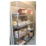 Chrome METRO 5-Shelf Unit / 18"x48"x75"