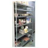Chrome METRO 6-Shelf Unit / 18"x48"x75"