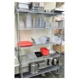 Chrome METRO 5-Shelf Unit / 18"x48"x75"