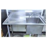 Prep Sink / 24"x44" / Bowl 18"x18"x14"D
