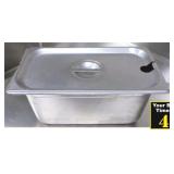 SS Third-Size 6"D Food Storage Pan w/ Lid