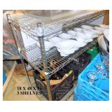 WIRE SHELVING UNIT