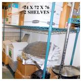 WIRE SHELVING UNIT