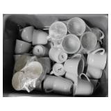 COFFEE CUPS AND SAUCERS