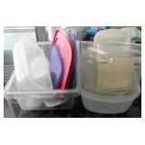 ASSORTED STORAGE CONTAINERS