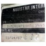 1987 INTERNATIONAL TRUCK (WITH TITLE)